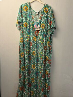 Green Floral Rhode for Target Midi Dress